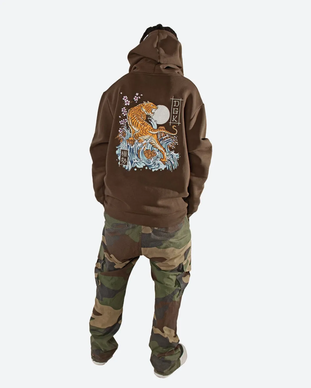 Clout Embroidered Hooded Fleece