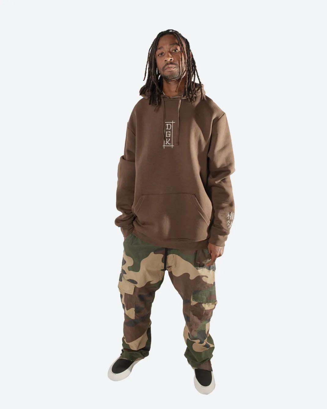 Clout Embroidered Hooded Fleece