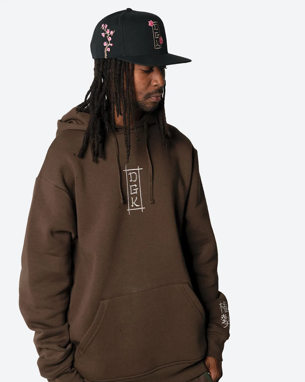 Clout Embroidered Hooded Fleece