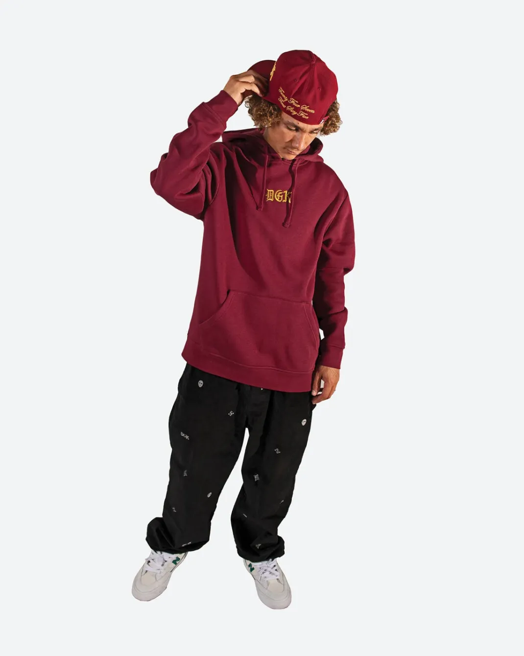 Courage Embroidered Hooded Fleece