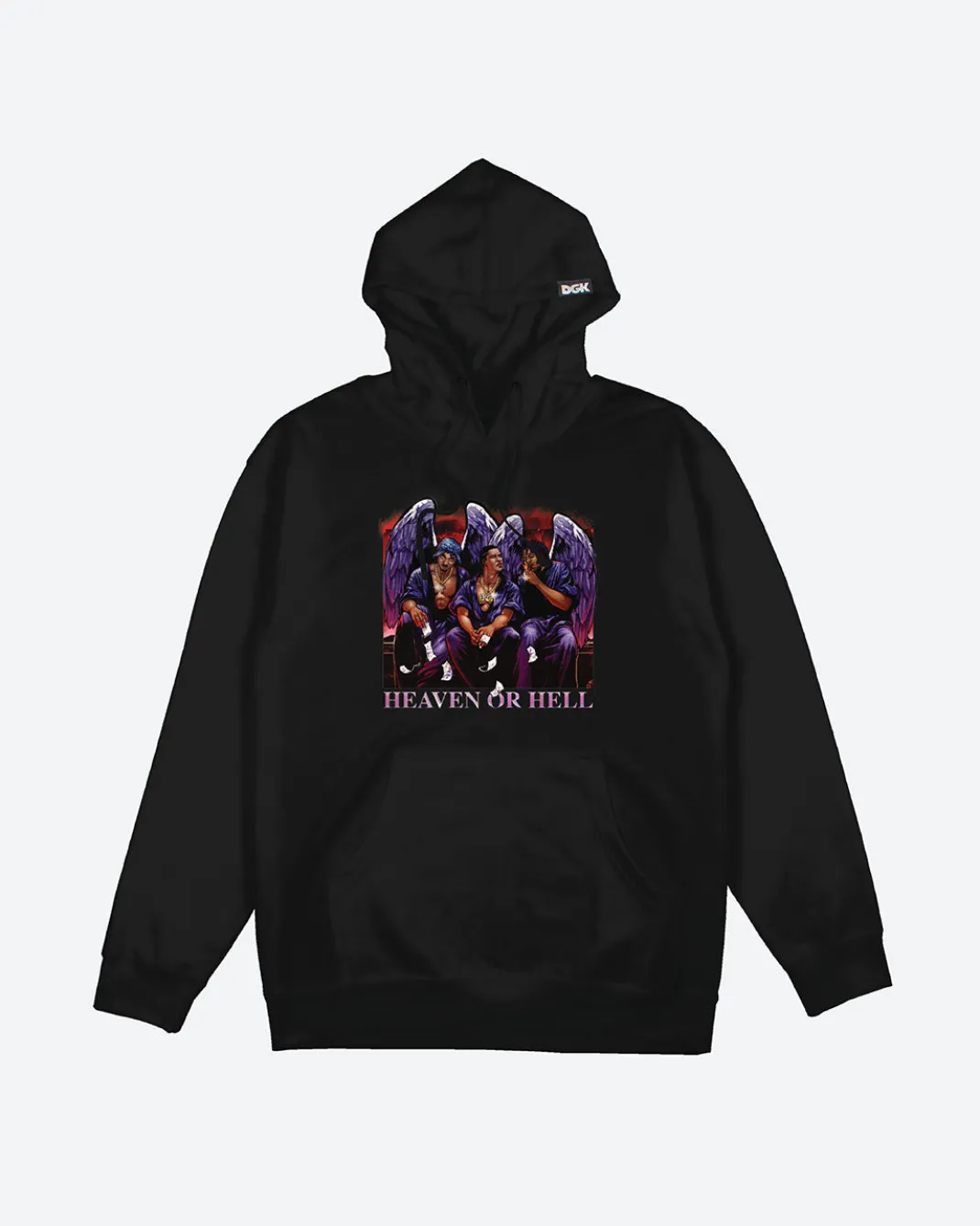 Heaven Or Hell Hooded Fleece