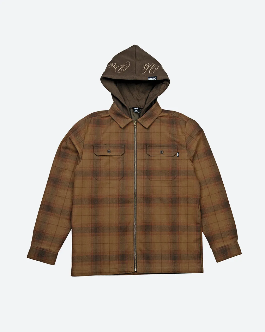 In Chains Embroidered Flannel Shacket