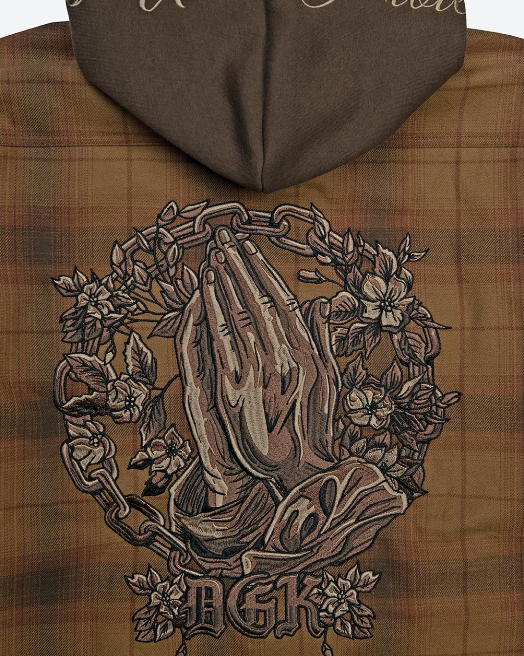 In Chains Embroidered Flannel Shacket