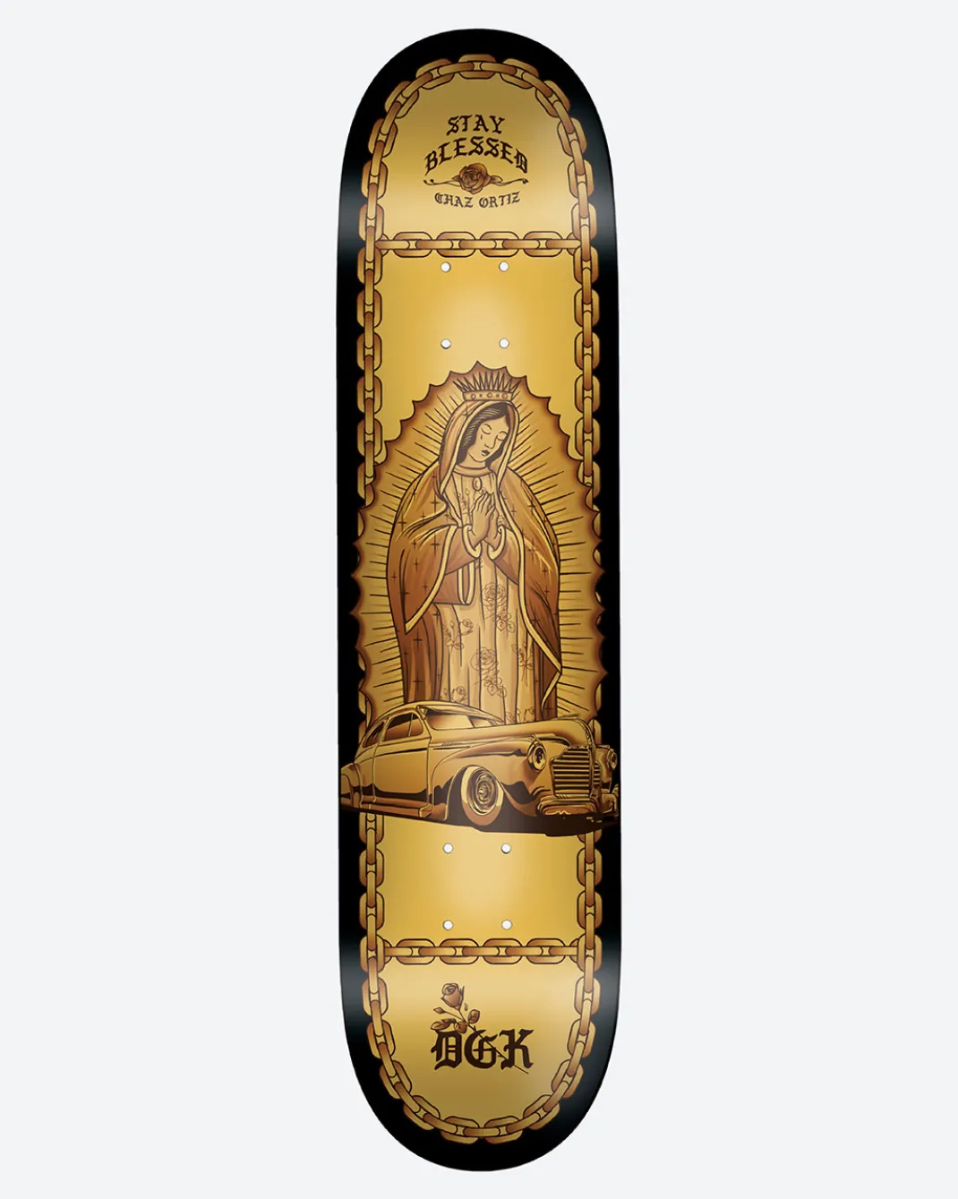Lo-Side Ortiz 8.1" Dipped Skateboard Deck