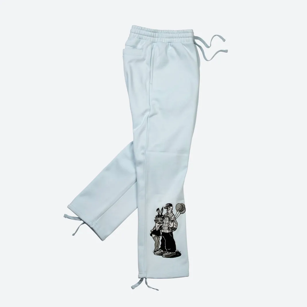 Love Is.. Embroidered Fleece Pants