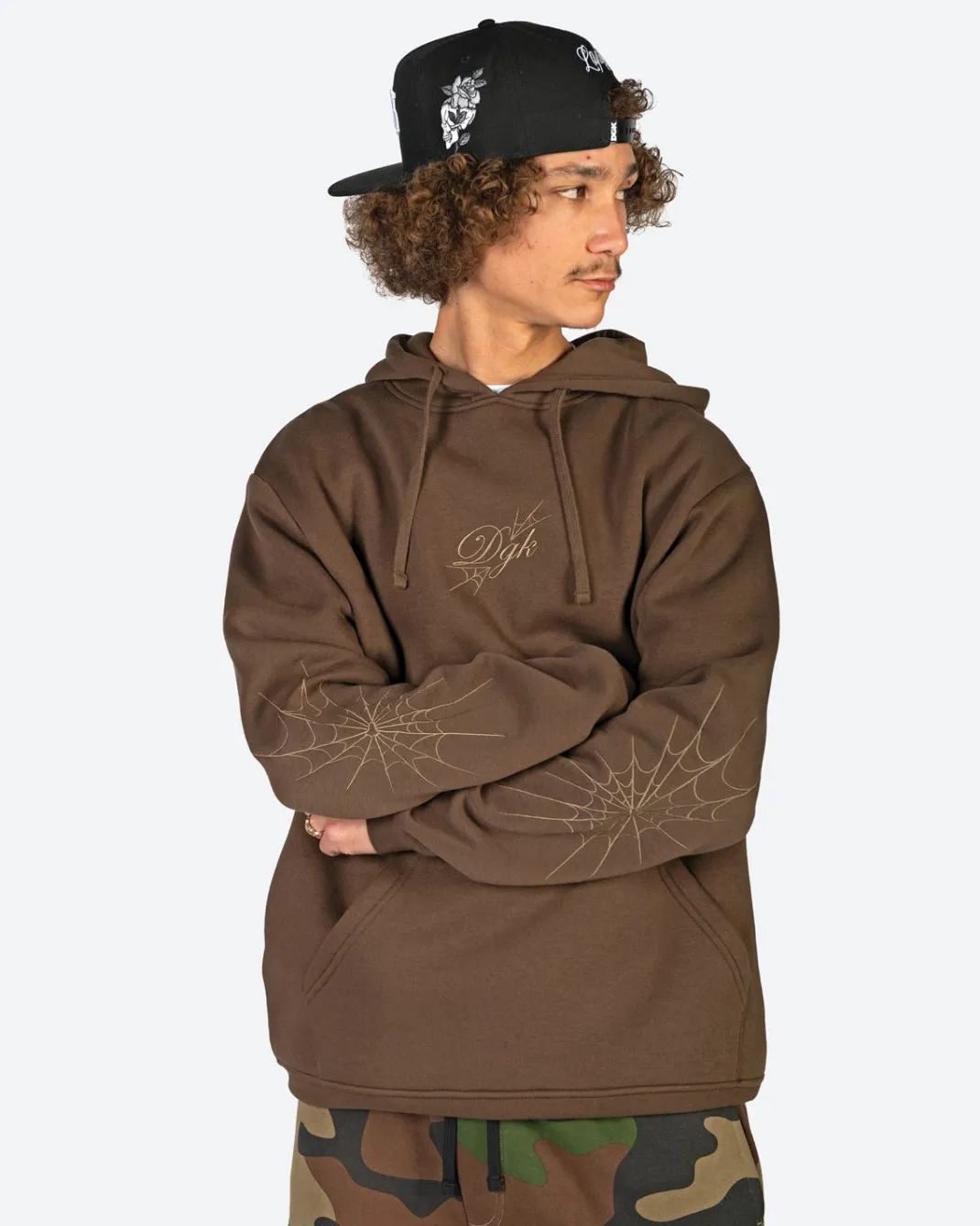 Soreno Embroidered Hooded Fleece